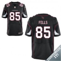 Nike Arizona Cardinals -85 Fells Jersey Black Elite Alternate Jersey