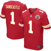 Nike Kansas City Chiefs #1 Leon Sandcastle Red Team Color Men's Stitched NFL Elite Jersey