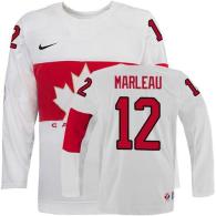 Olympic 2014 CA 12 Patrick Marleau White Stitched NHL Jersey