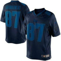 NEW Rob Gronkowski New England Patriots Drenched Limited Jerseys(Navy Blue)