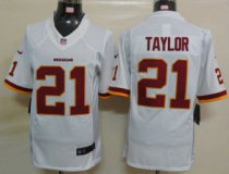 Nike Redskins -21 Sean Taylor White Stitched NFL Limited Jersey