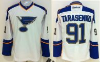 St Louis Blues -91 Vladimir Tarasenko White Away Stitched NHL Jersey