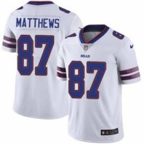Nike Bills -87 Jordan Matthews White Stitched NFL Vapor Untouchable Limited Jersey