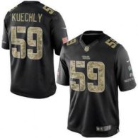 Carolina Panthers -59 Luke Kuechly Nike Black Salute To Service Jersey