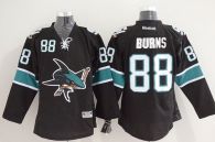 San Jose Sharks -88 Brent Burns Black Stitched NHL Jersey