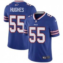 Nike Bills -55 Jerry Hughes Royal Blue Team Color Stitched NFL Vapor Untouchable Limited Jersey