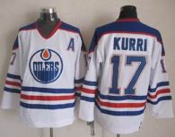 Edmonton Oilers -17 Jari Kurri White CCM Throwback Stitched NHL Jersey