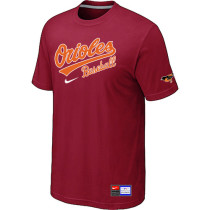 Baltimore Orioles Red Nike Short Sleeve Practice T-Shirt