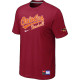 Baltimore Orioles Red Nike Short Sleeve Practice T-Shirt