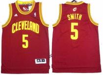 Revolution 30 Cleveland Cavaliers -5 JR Smith Red Stitched NBA Jersey