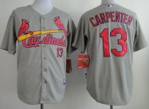 St Louis Cardinals #13 Matt Carpenter Grey Cool Base Stitched MLB Jersey