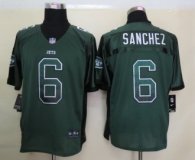 2013 NEW Nike New York Jets 6 Sanchez Drift Fashion Green Elite Jerseys