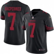 Nike 49ers -7 Colin Kaepernick Black Stitched NFL Color Rush Limited Jersey