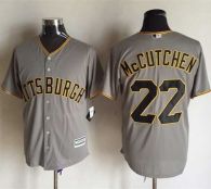 Pittsburgh Pirates #22 Andrew McCutchen Grey New Cool Base Stitched MLB Jersey