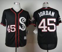 Chicago White Sox -45 Michael Jordan Black New Cool Base Stitched MLB Jerseys