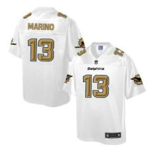 Nike Miami Dolphins -13 Dan Marino White NFL Pro Line Fashion Game Jersey
