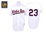 Mitchell and Ness Chicago White Sox -23 Robin Ventura White Throwback Stitched MLB Jersey