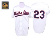 Mitchell and Ness Chicago White Sox -23 Robin Ventura White Throwback Stitched MLB Jersey