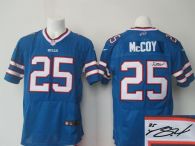 Nike Bills -25 LeSean McCoy Royal Blue Team Color Men's Stitched NFL Elite Autographed Jersey