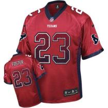 Nike Houston Texans -23 Arian Foster Red Alternate Mens Stitched NFL Elite Drift Fashion Jersey