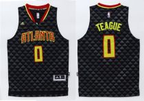 Atlanta Hawks -0 Jeff Teague Black Swingman Stitched NBA Jersey