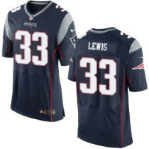 Nike New England Patriots -33 Dion Lewis Navy Blue Team Color Stitched NFL New Elite Jersey