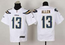 Nike San Diego Chargers #13 Keenan Allen White Men’s Stitched NFL New Elite Jersey