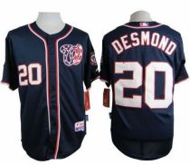 Washington Nationals #20 Ian Desmond Navy Blue Cool Base Stitched MLB Jersey