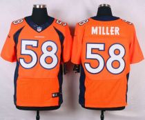 Nike Denver Broncos #58 Von Miller Orange Team Color Men's Stitched NFL New Elite Jersey
