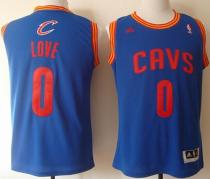 Revolution 30 Cleveland Cavaliers -0 Kevin Love Light Blue Stitched NBA Jersey
