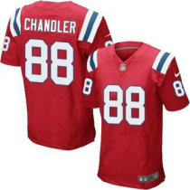 Nike New England Patriots -88 Scott Chandler Red Alternate Stitched NFL Elite Jersey
