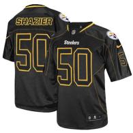 Nike Pittsburgh Steelers #50 Ryan Shazier Lights Out Black Men's Stitched NFL Elite Jersey