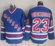 New York Rangers -23 Jeff Beukeboom Blue CCM Heroes Of Hockey Alumni Stitched NHL Jersey