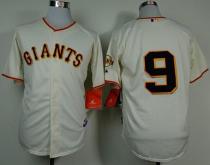 San Francisco Giants #9 Brandon Belt Cream Cool Base Stitched MLB Jersey