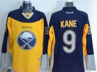 Buffalo Sabres -9 Evander Kane Yellow Navy Blue Alternate Stitched NHL Jersey