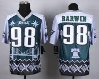 Nike Philadelphia Eagles #98 Connor Barwin Midnight Green Men's Stitched NFL Elite Noble Fashion Jer