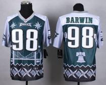 Nike Philadelphia Eagles #98 Connor Barwin Midnight Green Men's Stitched NFL Elite Noble Fashion Jer