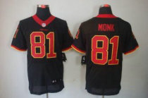 Nike Redskins -81 Art Monk Black Stitched NFL Elite Jersey