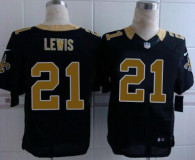 Nike New Orleans Saints #21 Keenan Lewis Black Team Color Men's Stitched NFL Elite Jersey