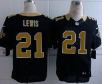 Nike New Orleans Saints #21 Keenan Lewis Black Team Color Men's Stitched NFL Elite Jersey