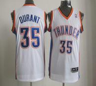 Oklahoma City Thunder -35 Kevin Durant White Revolution 30 Stitched NBA Jersey