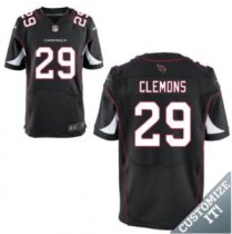 Nike Arizona Cardinals -29 Clemons Jersey Black Elite Alternate Jersey