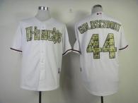 Arizona Diamondbacks #44 Paul Goldschmidt White USMC Cool Base Stitched MLB Jersey