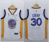 Golden State Warriors -30 Stephen Curry White New Champions Stitched NBA Jersey