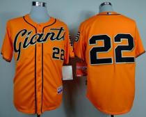 San Francisco Giants #22 Will Clark Orange Alternate Cool Base Stitched MLB Jersey