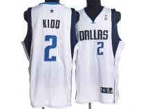 Dallas Mavericks -2 Jason Kidd Stitched NBA White Jersey