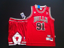 Rodman red 91 bulls Suit