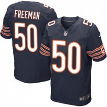 Nike Bears -50 Jerrell Freeman Navy Blue Team Color Stitched NFL Elite Jersey