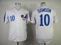 Mitchell And Ness 1982 Expos -10 Andre Dawson White Throwback Stitched MLB Jersey