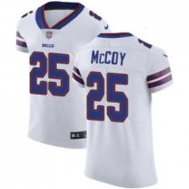 Nike Bills -25 LeSean McCoy White Stitched NFL Vapor Untouchable Elite Jersey